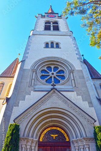 Die reformierte Kirche in Altstätten im Kanton St. Gallen der Schweiz photo