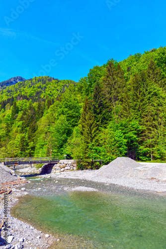 Wallpaper Mural Die Dornbirner Ach vor der Alplochschlucht im Ebniter Tal in Dornbirn (Vorarlberg, Österreich) Torontodigital.ca