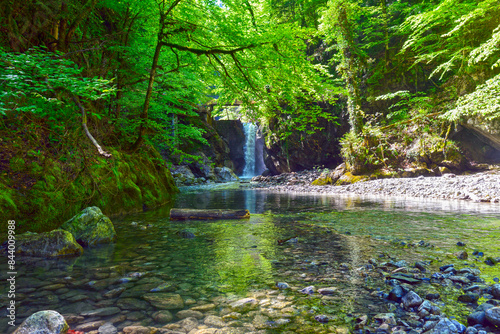 Die Rappenlochschlucht im Ebniter Tal in Dornbirn (Vorarlberg, Österreich) photo