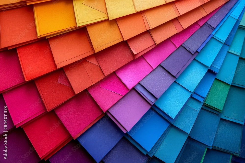 Fototapeta premium Colorful Array of Stacked Envelopes