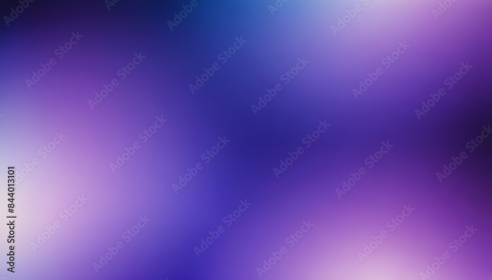 Fototapeta premium blurred color gradient blue purple white grainy color gradient background dark abstract backdrop banner poster card wallpaper website header design
