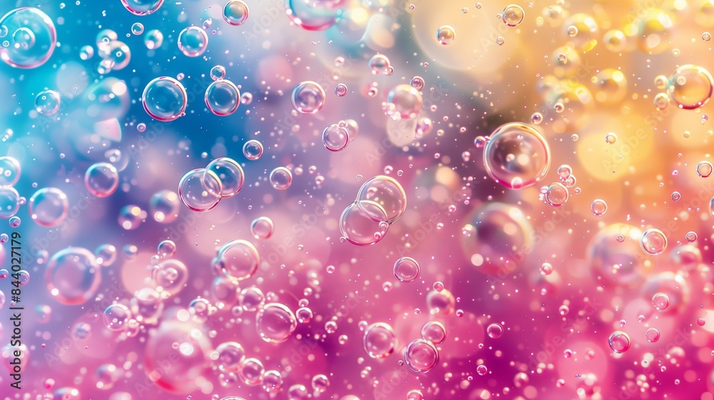 Bubbly liquid texture, close-up of bubbles forming abstract patterns, vibrant colors with a glossy finish. Bubbly liquid texture, close-up of bubbles forming abstract patterns, vibrant colors with a glossy finish.