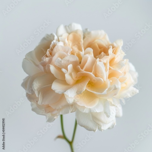 flower Photography, Madame Alfred Carriere Rose, Close up view, Isolated on white Background