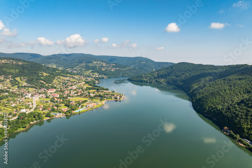 Fototapeta Naklejka Na Ścianę i Meble -  Międzybrodzie Żywieckie - Polish Mountains - Beskids - Southern Poland - Silesia
