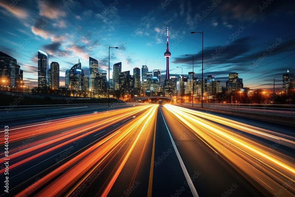 Fototapeta premium traffic in the city