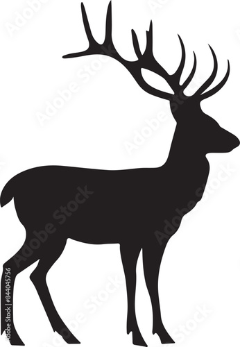 deer silhouette vector © Md Ruhul Amin