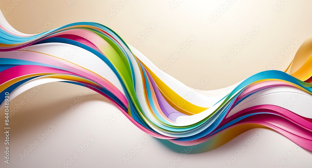Colorful Abstract Wave Colorful Abstract Wave