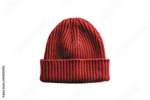 Isolated PNG Knitted Hat, GENERATIVE AI photo