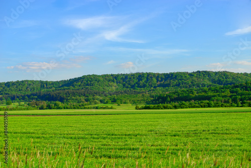 Beautiful summer calm landscapes of Bavaria.