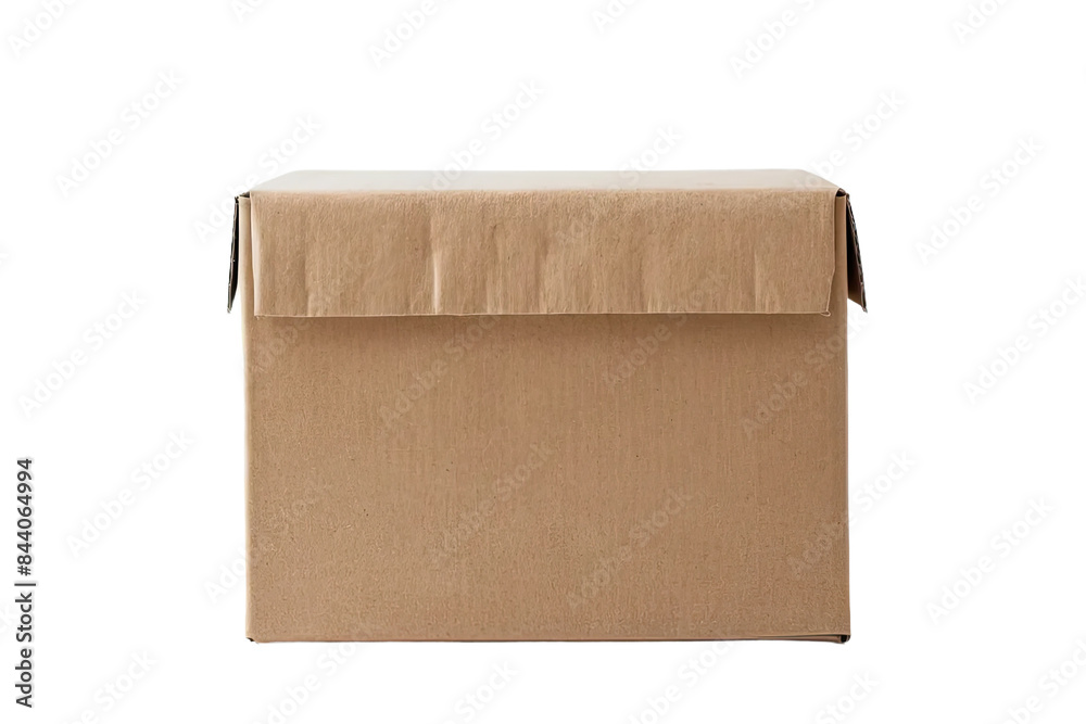 Isolated PNG Cardboard, GENERATIVE AI Isolated PNG Cardboard, GENERATIVE AI