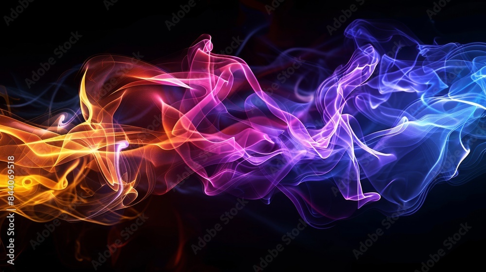 energetic abstract smoke texture background, generative ai energetic abstract smoke texture background, generative ai