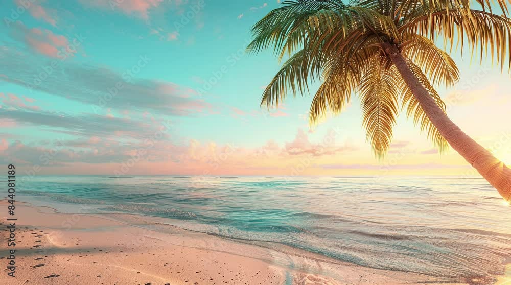 Tropical Tranquility: Palm Tree Silhouetted Against Sun on Sunny Beach Day
Seamless looping 4k time-lapse virtual video animation background. Generated AI Tropical Tranquility: Palm Tree Silhouetted Against Sun on Sunny Beach Day
Seamless looping 4k time-lapse virtual video animation background. Generated AI