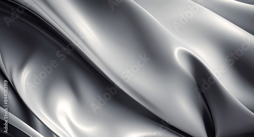 Abstract Silver Drape