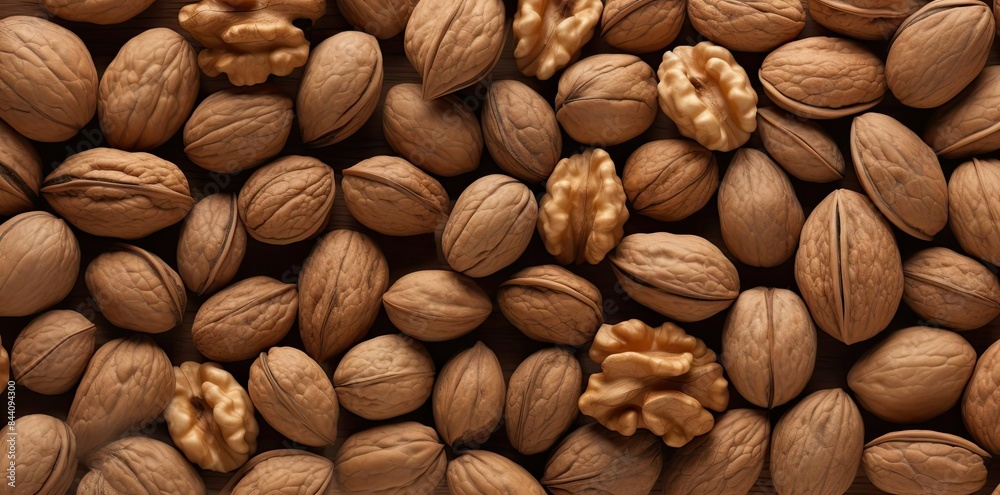 walnut seamless texture with a lot of nuts walnut seamless texture with a lot of nuts