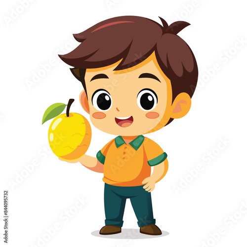 orange vector illustration for child and baby
