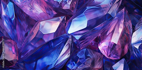 gem texture in purple and blue hues that look like crystals