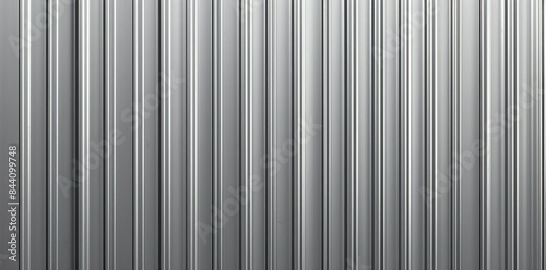corrugated metal texture on a gray background