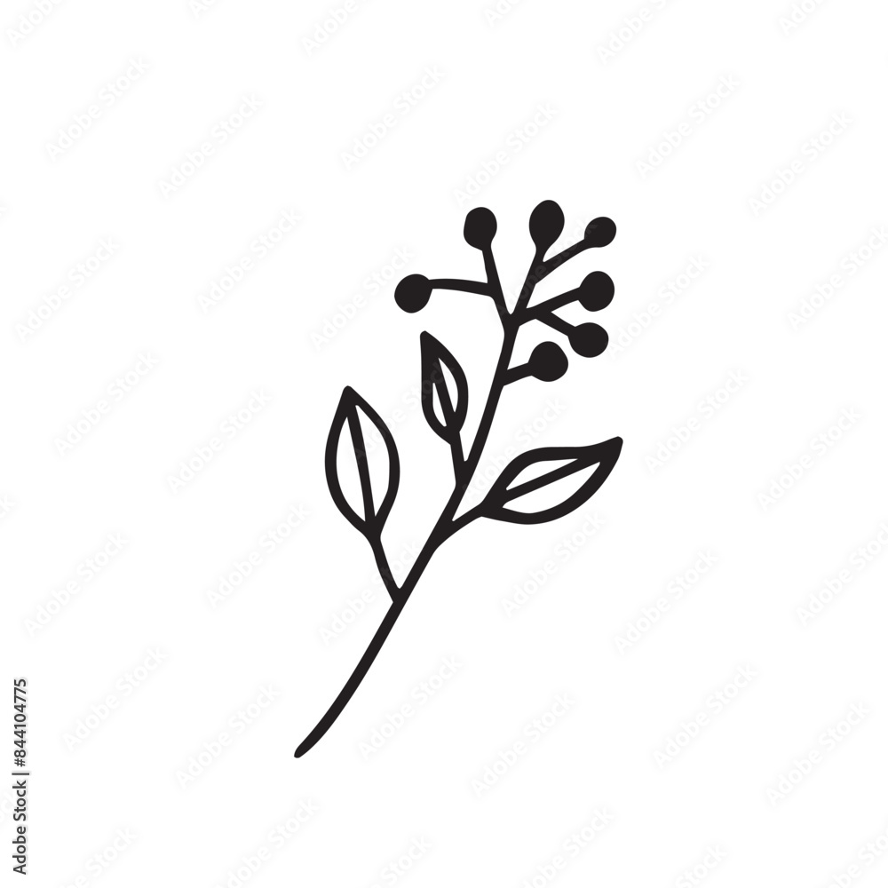 Flower and greenery frame and border Flower and greenery frame and border