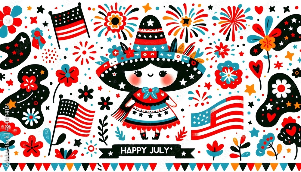 Día de la Independencia, USA, estados Unidos, fiesta, celebración, firework, fuegos artificiales, flag, patriota, colono, americas, ilustración, designio, arte, patriótica, ciudadano, icono, julio Día de la Independencia, USA, estados Unidos, fiesta, celebración, firework, fuegos artificiales, flag, patriota, colono, americas, ilustración, designio, arte, patriótica, ciudadano, icono, julio