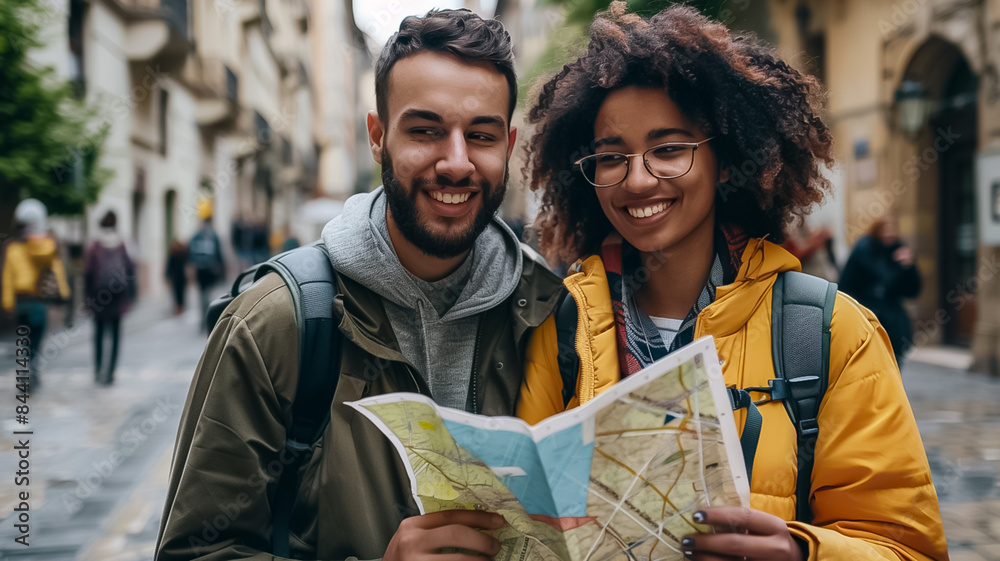 Couple Enjoying Vacation A happy couple of any ethnic Couple Enjoying Vacation A happy couple of any ethnic