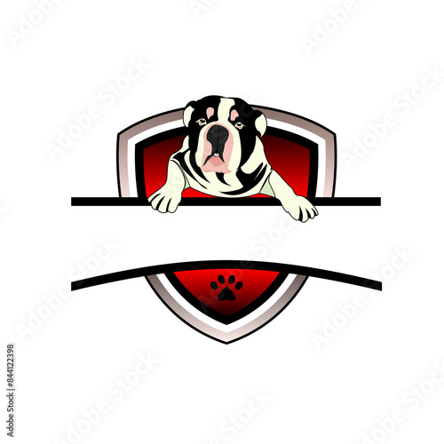 Bull Dog illustration PNG