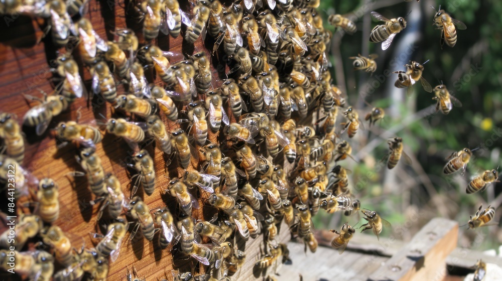 Busy Bees at the Apiary Busy Bees at the Apiary
