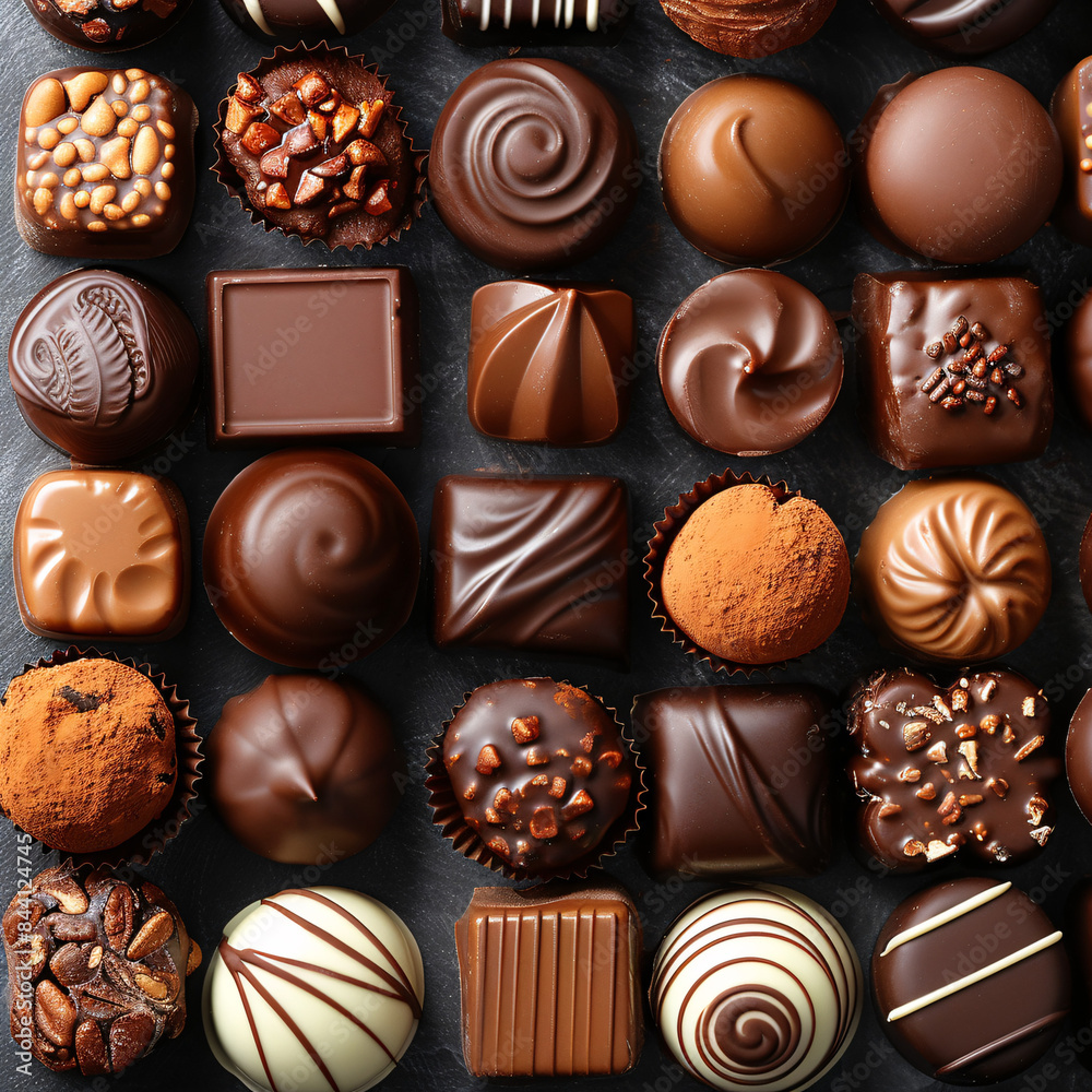 An image celebrating World Chocolate Day, featuring an assortment of delectable chocolate treats. Perfect for social media posts, event promotions, and food-related content. An image celebrating World Chocolate Day, featuring an assortment of delectable chocolate treats. Perfect for social media posts, event promotions, and food-related content.