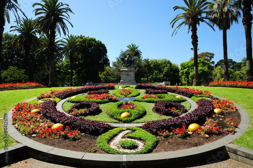 Colourful flowers at the Royal Botanic Gardens, Melbourne, Victoria, Australia