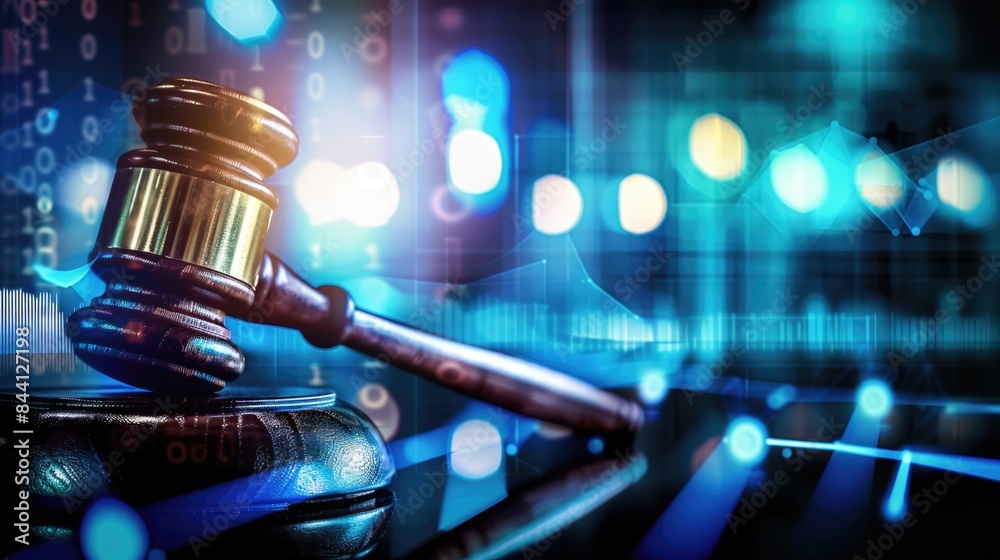 An imposing legal hammer in a digital environment. A solid legal protection for companies, expressed through a court decision An imposing legal hammer in a digital environment. A solid legal protection for companies, expressed through a court decision
