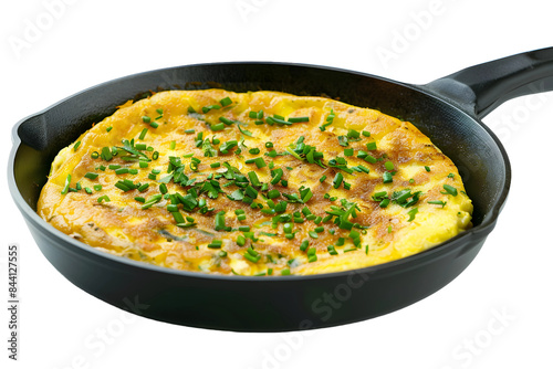 Elegant Spanish Tortilla Pan Collection isolated on transparent background