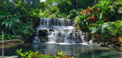 waterfall in the park