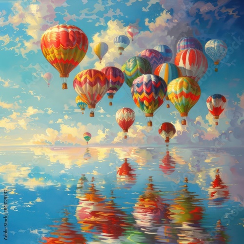 hot air balloons