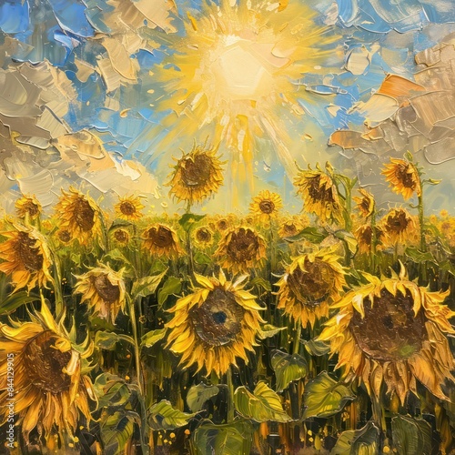 sunflowers in the field