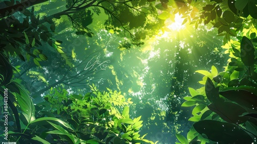 green leaves in the water