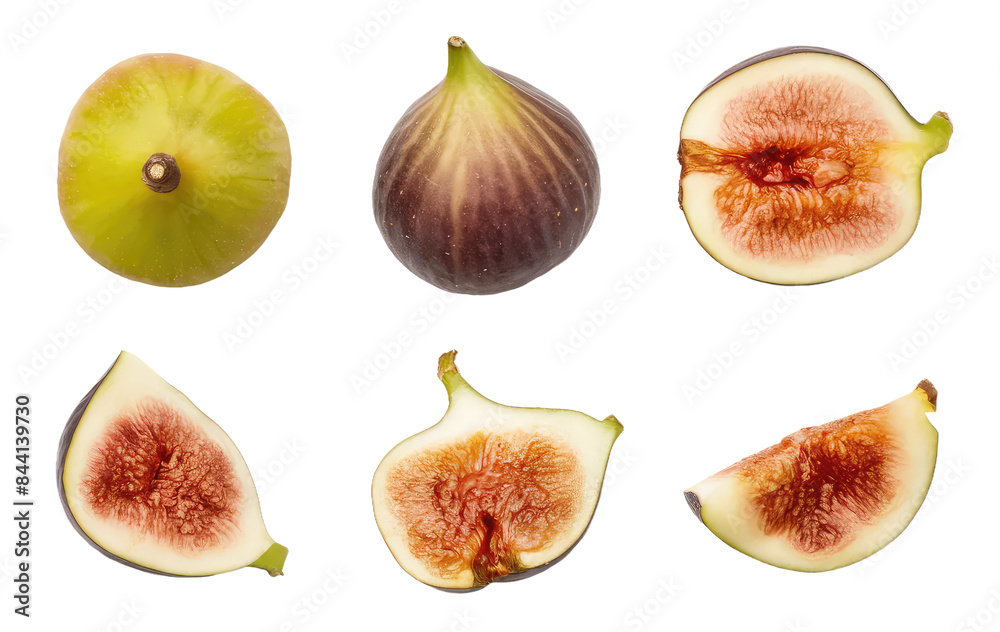 Isolated PNG Fig Fruit, GENERATIVE AI Isolated PNG Fig Fruit, GENERATIVE AI