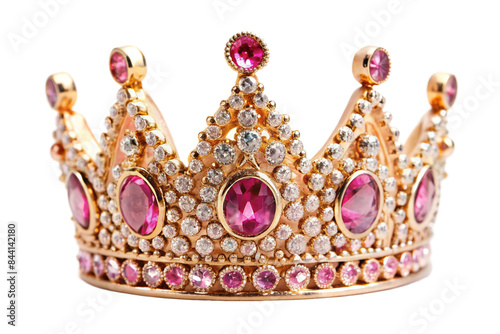 golden crown isolated on white