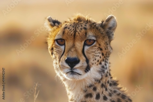 majestic cheetah portrait acinonyx jubatus world wildlife day celebration march wildlife photo photo