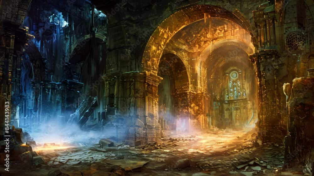 A forbidden catacomb hidden beneath the city where dark matter has seeped through and turned the once peaceful tombs into a treacherous realm of narrow passages and dead ends.