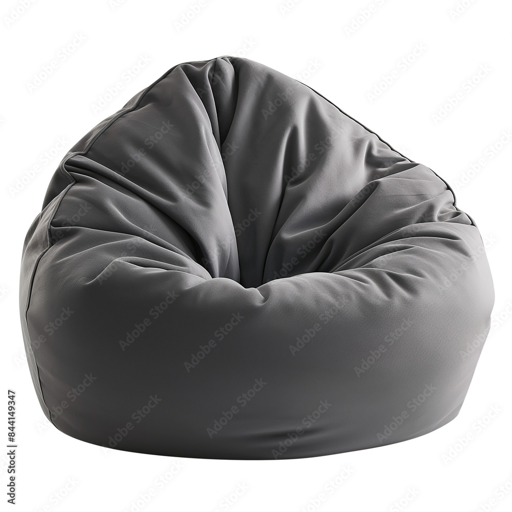 beanbag bean bag seat chair isolated on transparent white background, clipping path beanbag bean bag seat chair isolated on transparent white background, clipping path