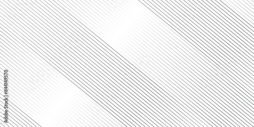 	
Vector Seamless geometric pattern black and white ribbed striped diagonal line pattern as gradient background. modern simple vector design, elegant modern black line background. photo