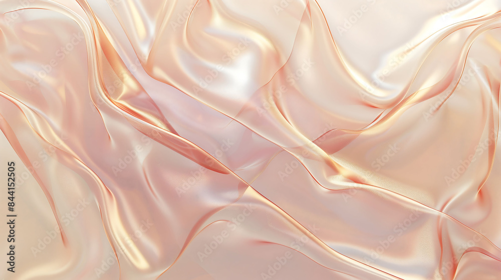 Obraz premium Silk or satin wavy abstract luxury background.
