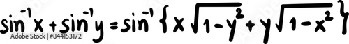 inverse trigonometric functions handwritten