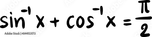 inverse trigonometric functions handwritten
