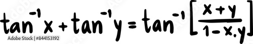 inverse trigonometric functions handwritten