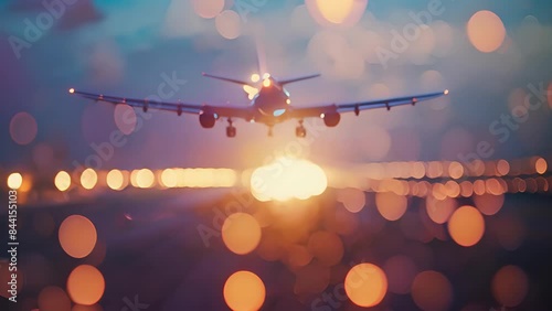 Holographic charts and graphs show fluctuating air traffic levels and patterns throughout the day.