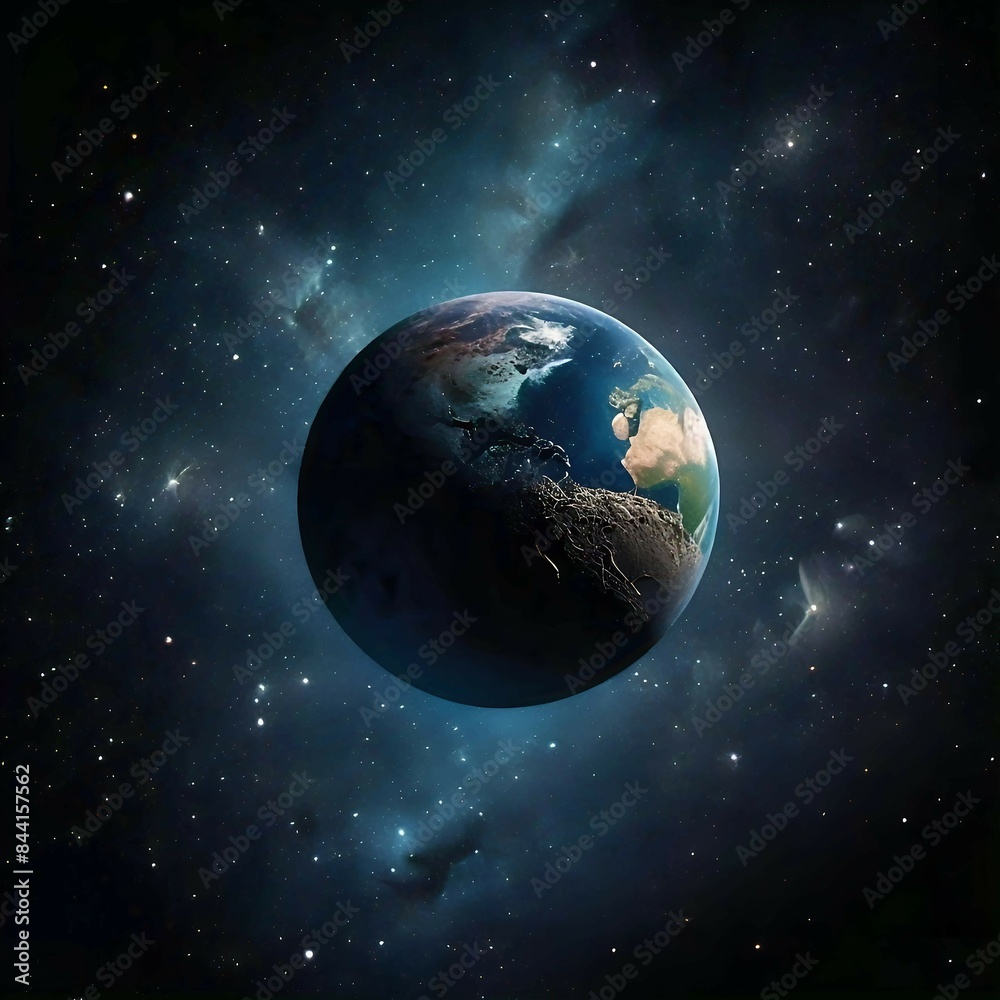 Fototapeta premium Space Stock Photo, Outer Space, Galaxy, Star - Space, Sky, Astronomy, Generated By Ai.
