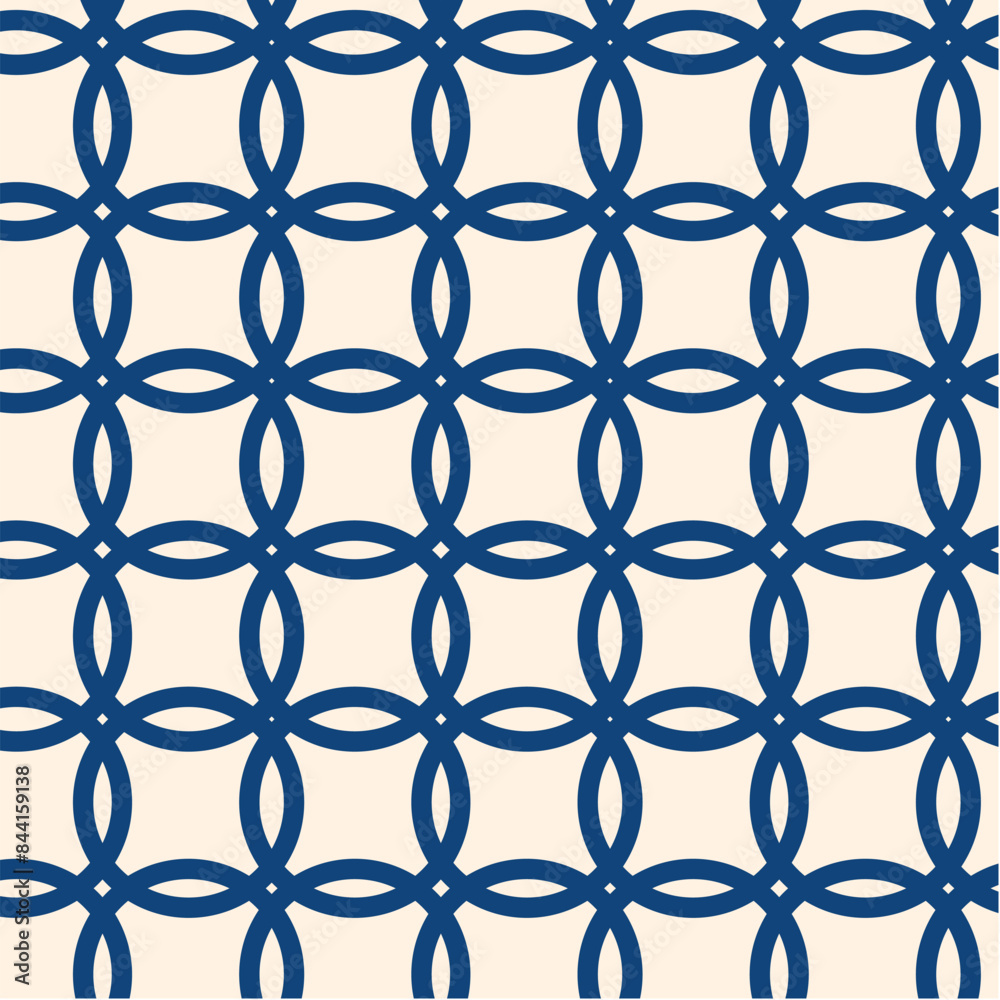 Fototapeta premium Abstract. Geometric pattern seamless curve geometric background. Vector.