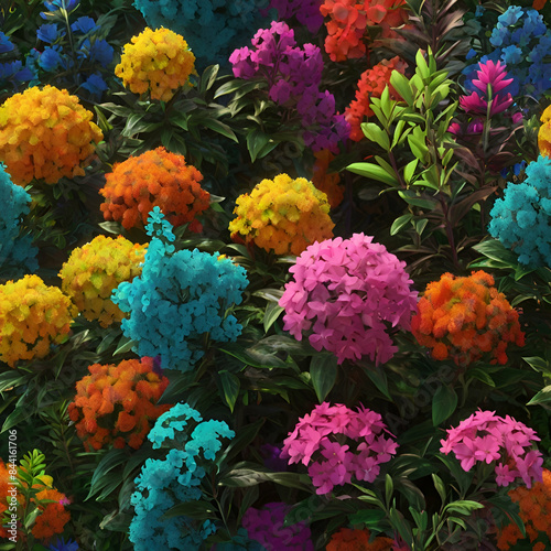 The flowers are colorful and look beautiful.