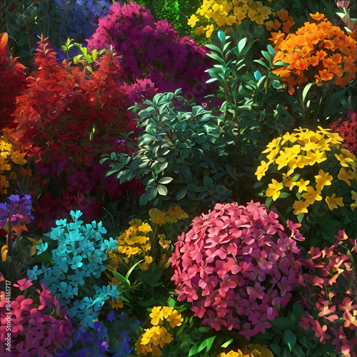 The flowers are colorful and look beautiful.