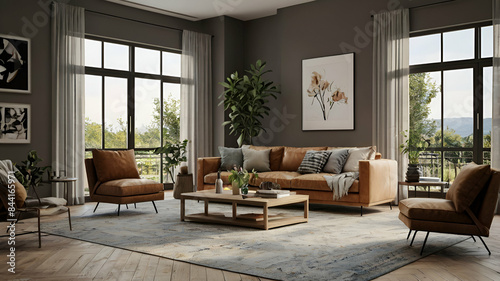 An image of mockup of interior home.